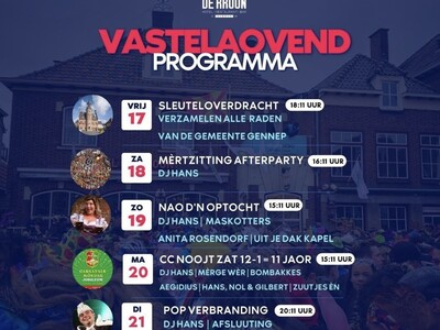 Carnaval vier je natuurlijk in Gennep!